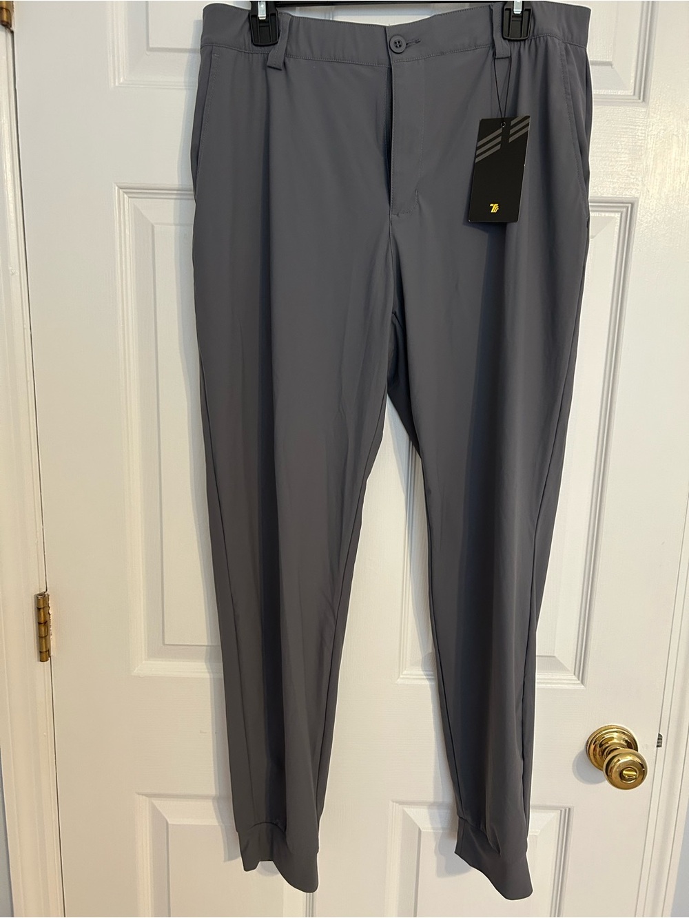TBY Men's Gray Performance Jogger Pants